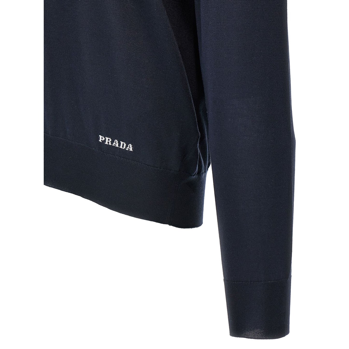 Prada Blue Silk Cardigan