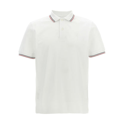 Prada White Cotton Polo Shirt