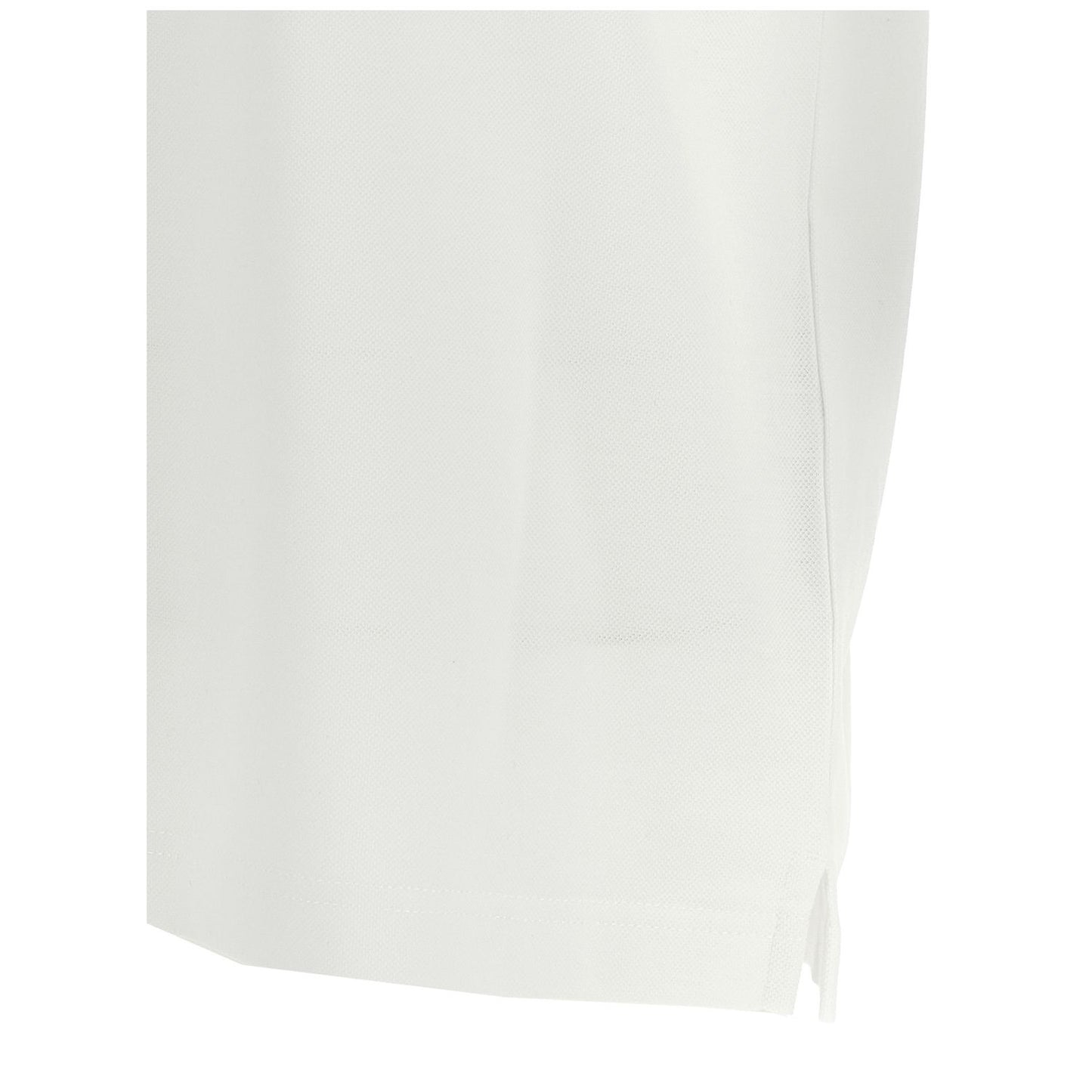 Prada White Cotton Polo Shirt