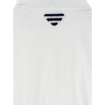 Prada White Cotton Sweatshirt