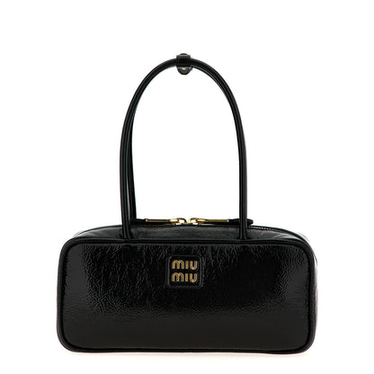 Miu Miu Black Lamb Leather Handbag
