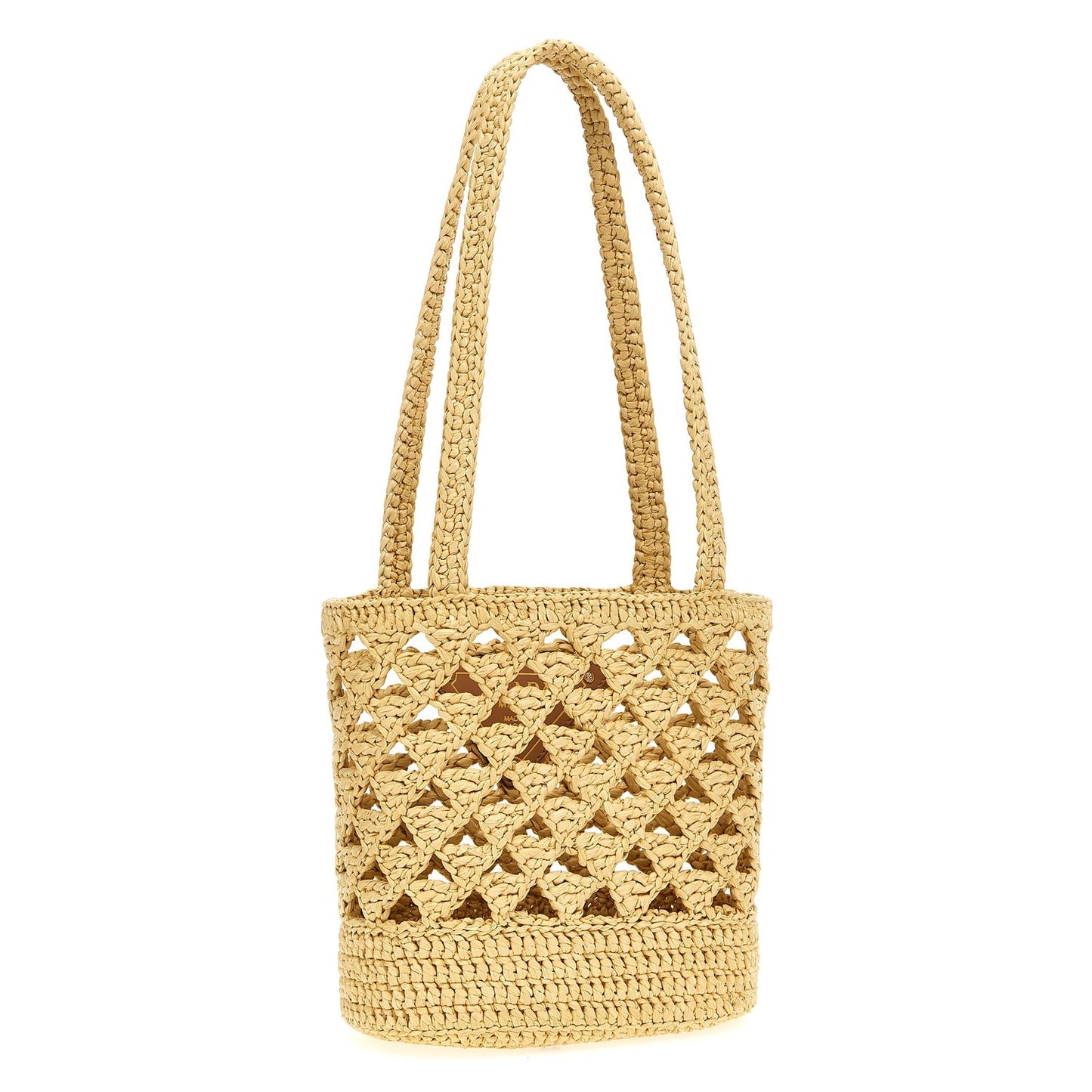 Prada Beige Viscose Handbag