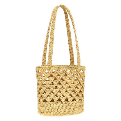 Prada Beige Viscose Handbag
