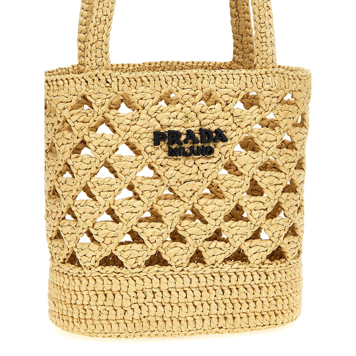 Prada Beige Viscose Handbag
