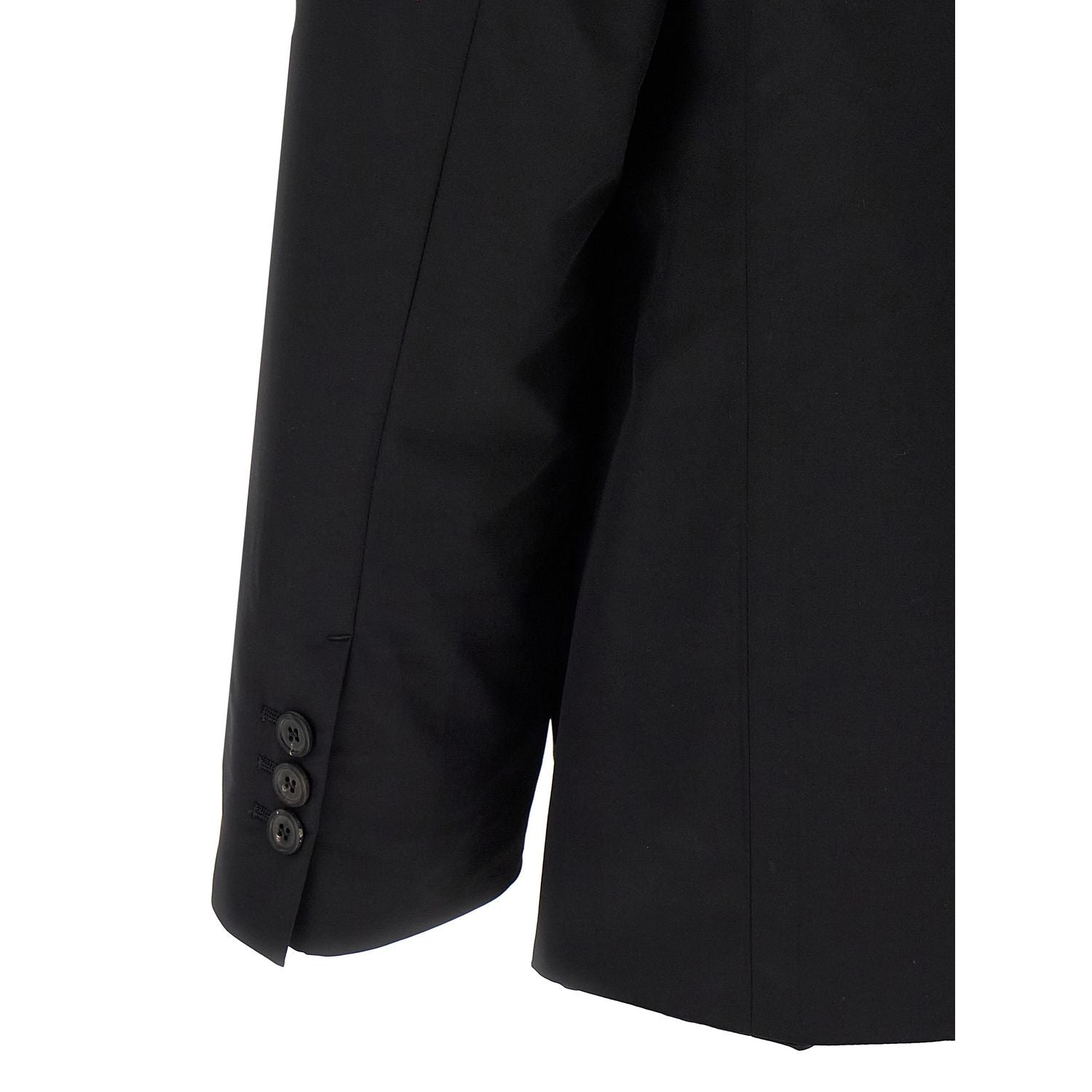Prada Black Virgin Wool Blazer