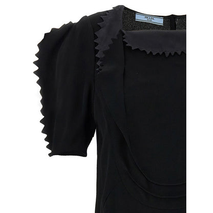 Prada Black Viscose Tank Tops