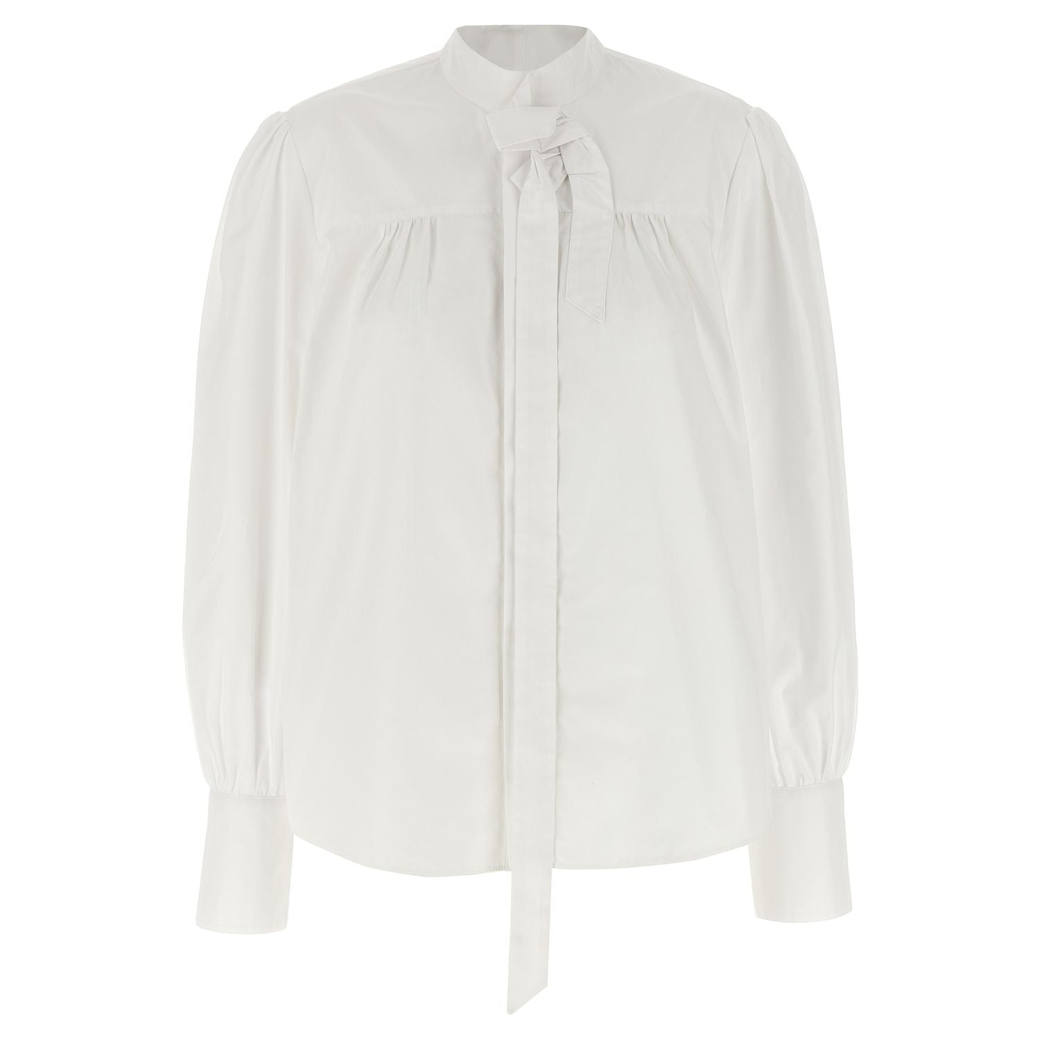 Prada White Cotton Blouse