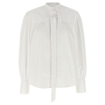 Prada White Cotton Blouse