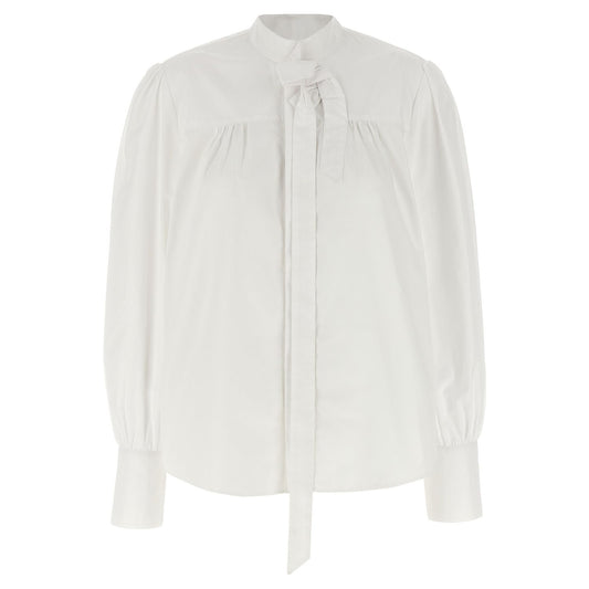 Prada White Cotton Blouse