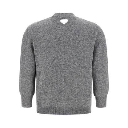 Prada Gray Cashmere Cardigan
