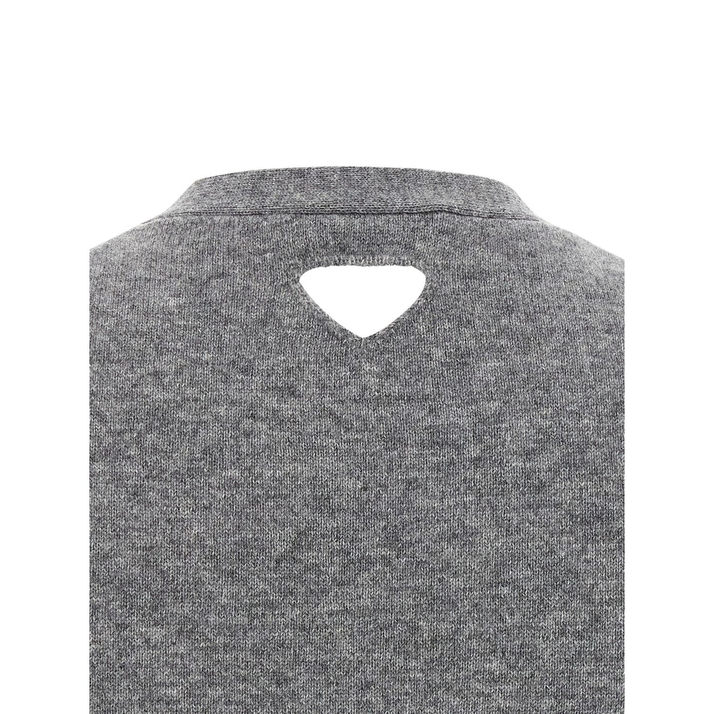 Prada Gray Cashmere Cardigan