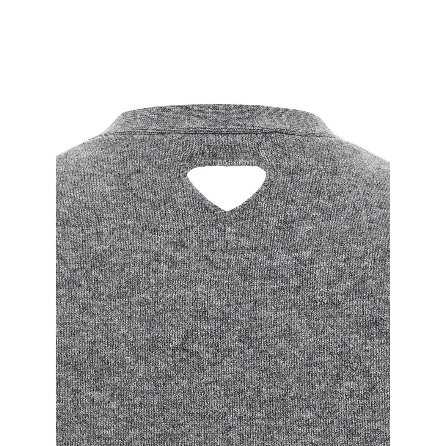 Prada Gray Cashmere Cardigan