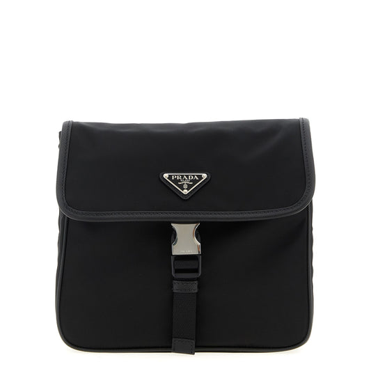 Prada Black Recycled Polyamide Crossbody Bag