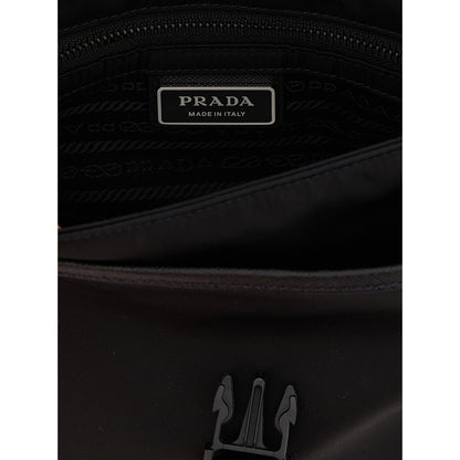 Prada Black Recycled Polyamide Crossbody Bag