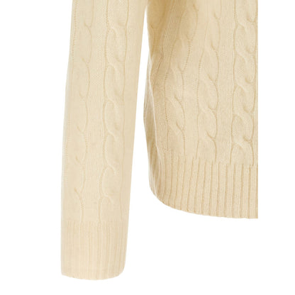 Polo Ralph Lauren White Wool Cardigan