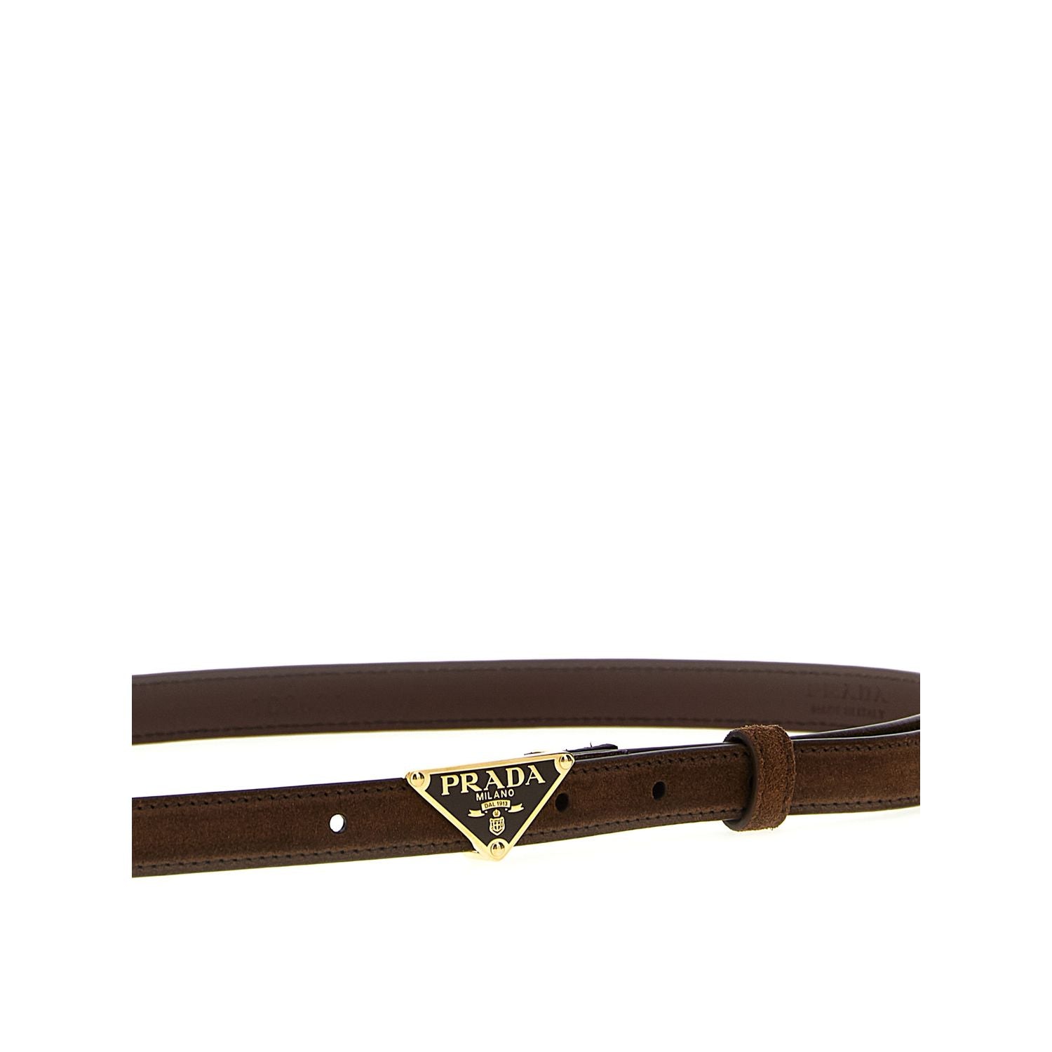 Prada Brown Calfskin Regular Belt