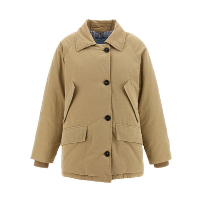 Prada Beige Cotton Full-Length Jacket