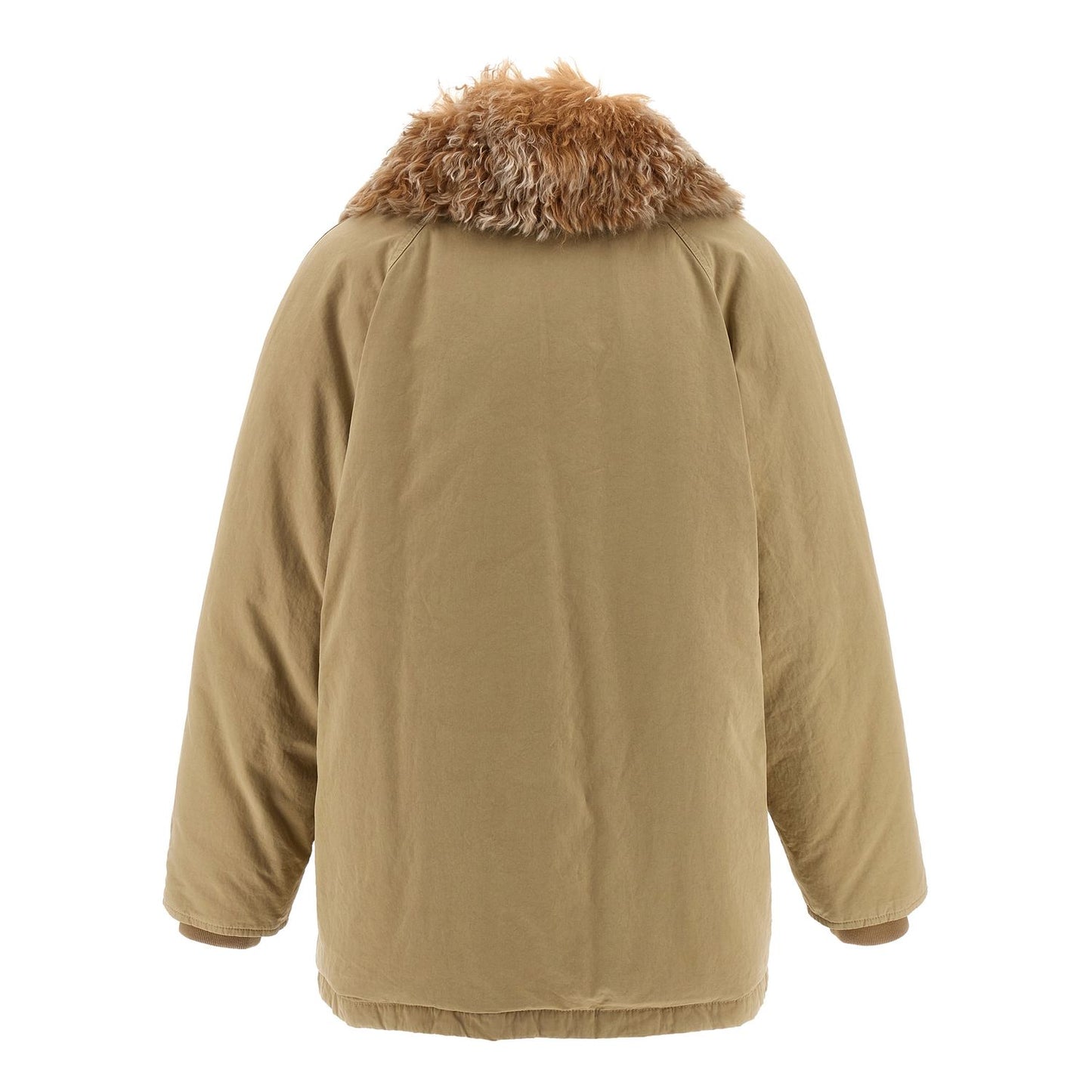 Prada Beige Cotton Full-Length Jacket