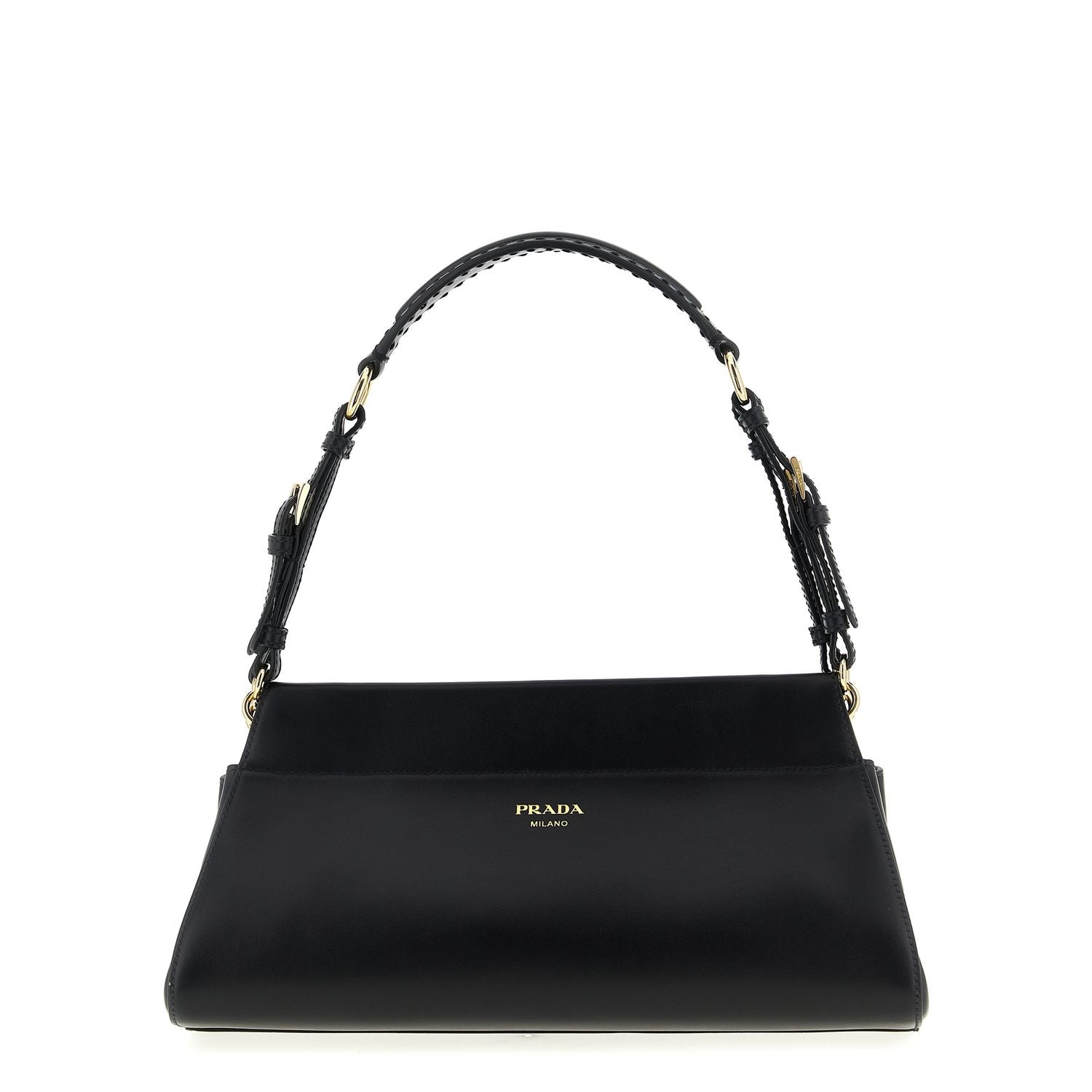 Prada Black Calfskin Shoulder Bag
