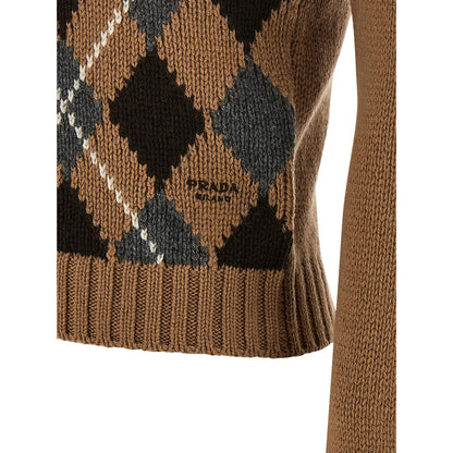 Prada Brown Cashmere Cardigan