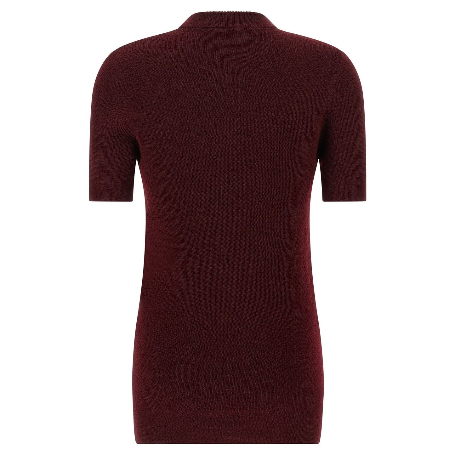 Prada Bordeaux Virgin Wool Cardigan