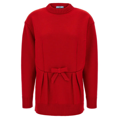 Prada Multicolor Virgin Wool Cardigan