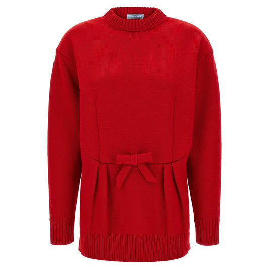 Prada Multicolor Virgin Wool Cardigan