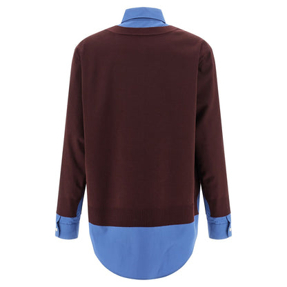Miu Miu Multicolor Virgin Wool Blouse