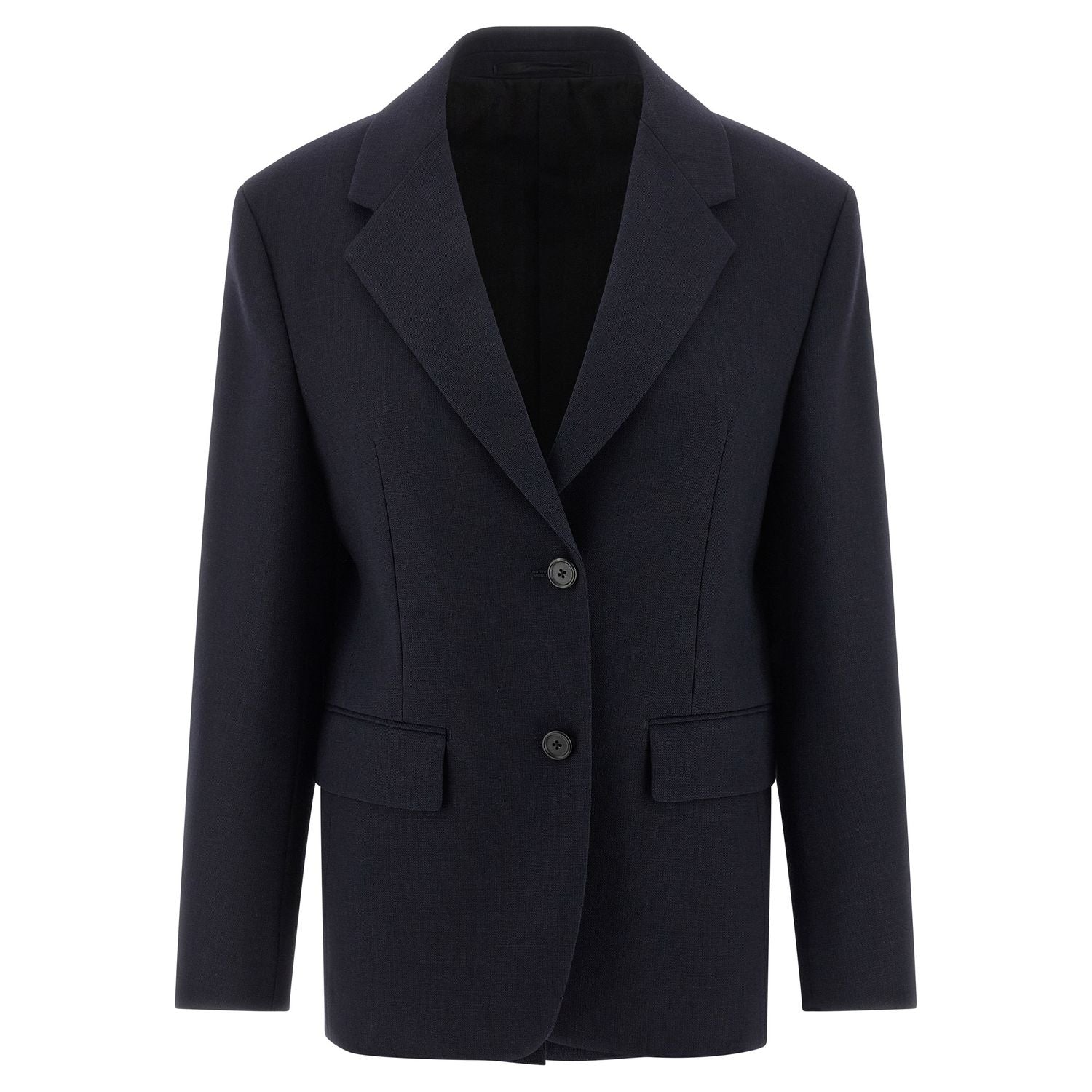 Prada Blue Virgin Wool Blazer