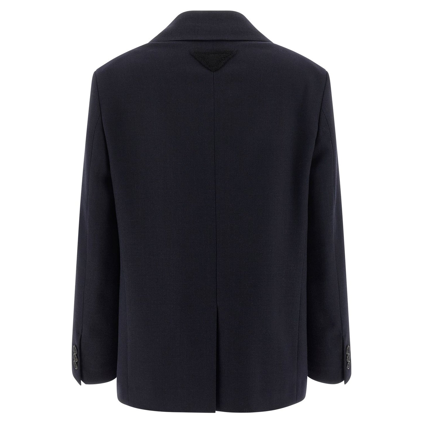 Prada Blue Virgin Wool Blazer
