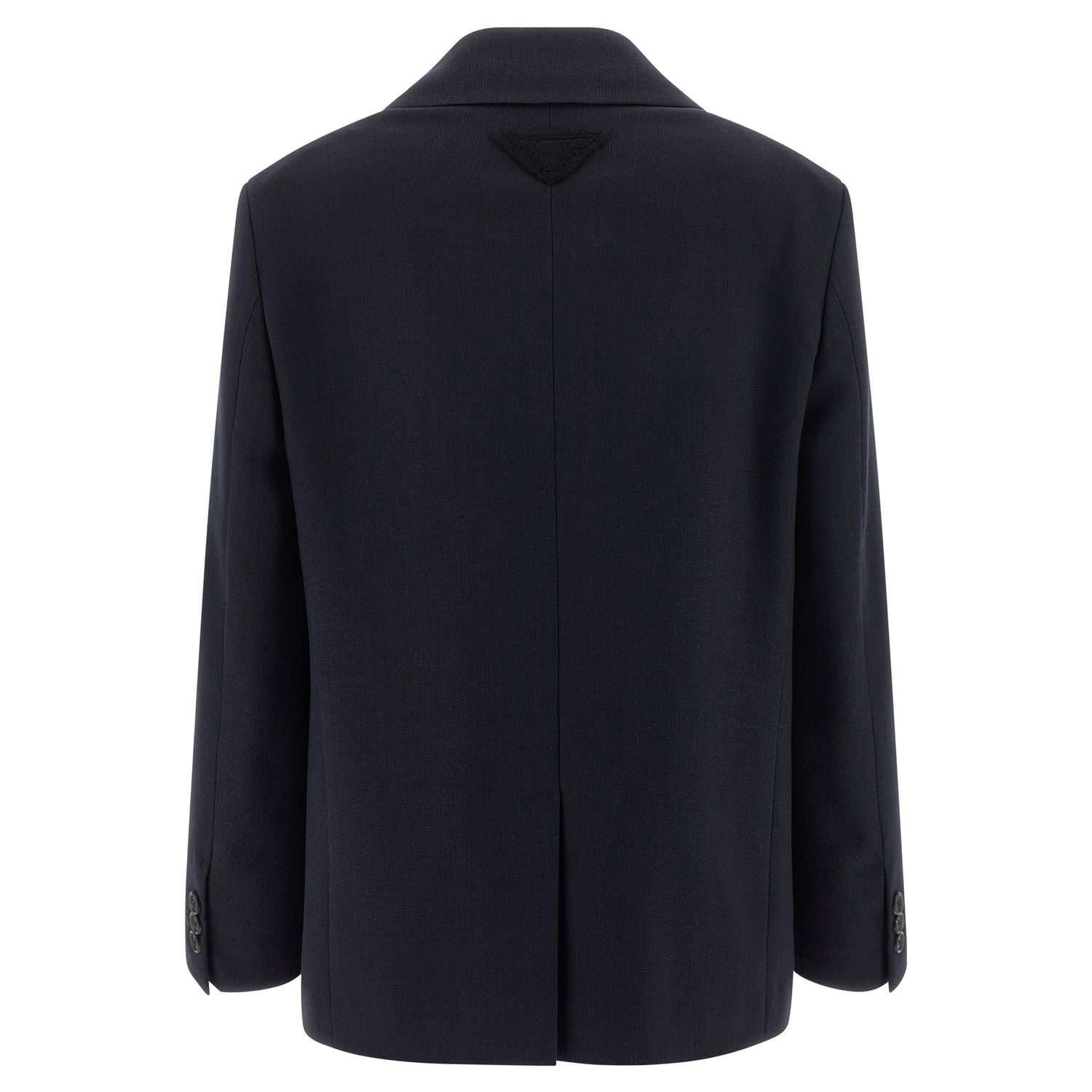 Prada Blue Virgin Wool Blazer