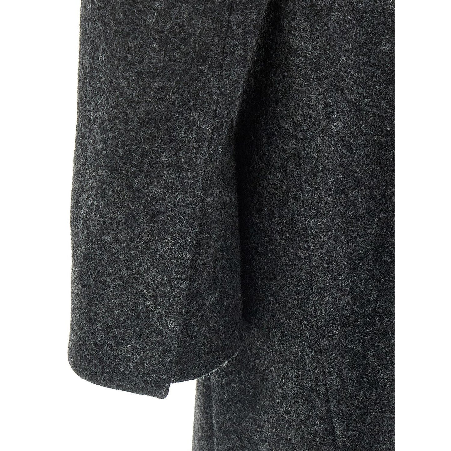 Prada Gray Virgin Wool Coat