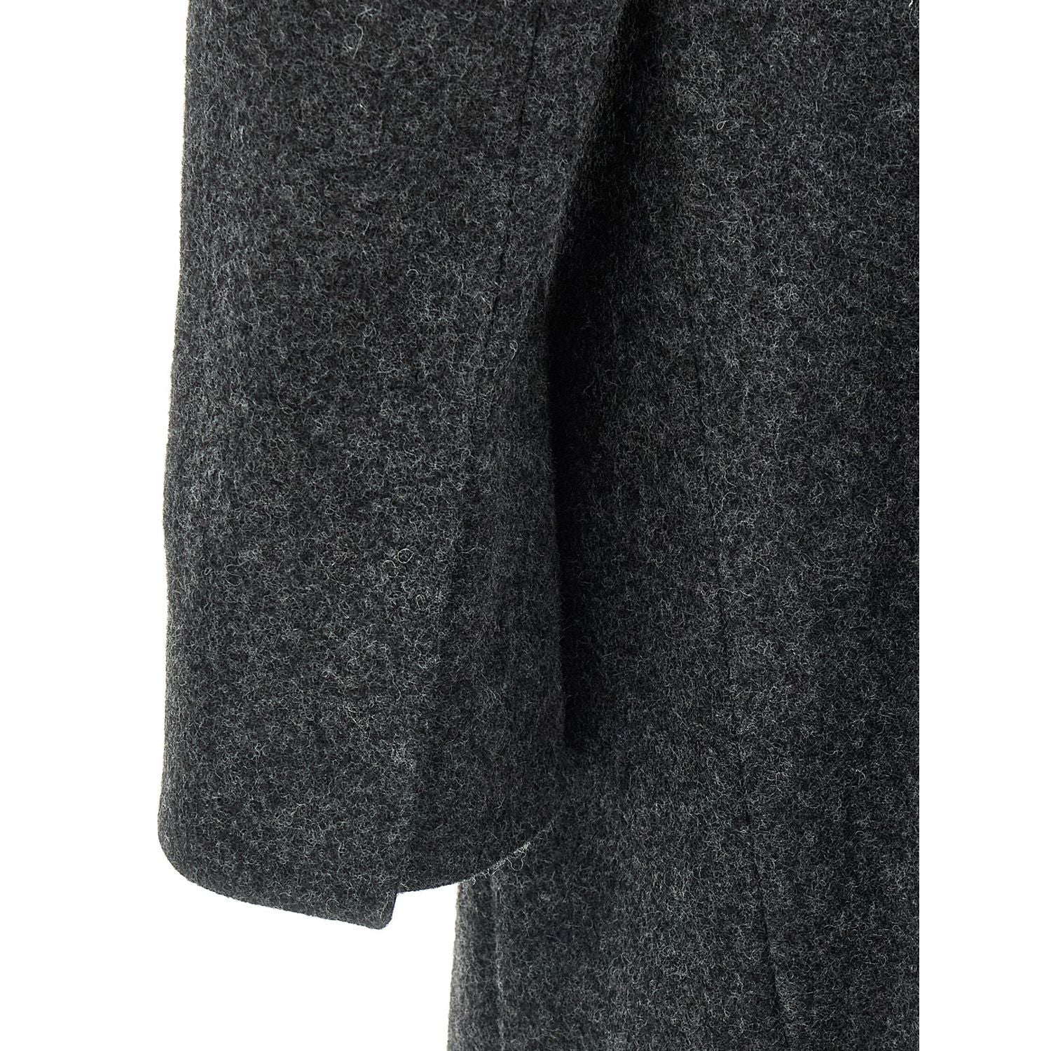 Prada Gray Virgin Wool Coat