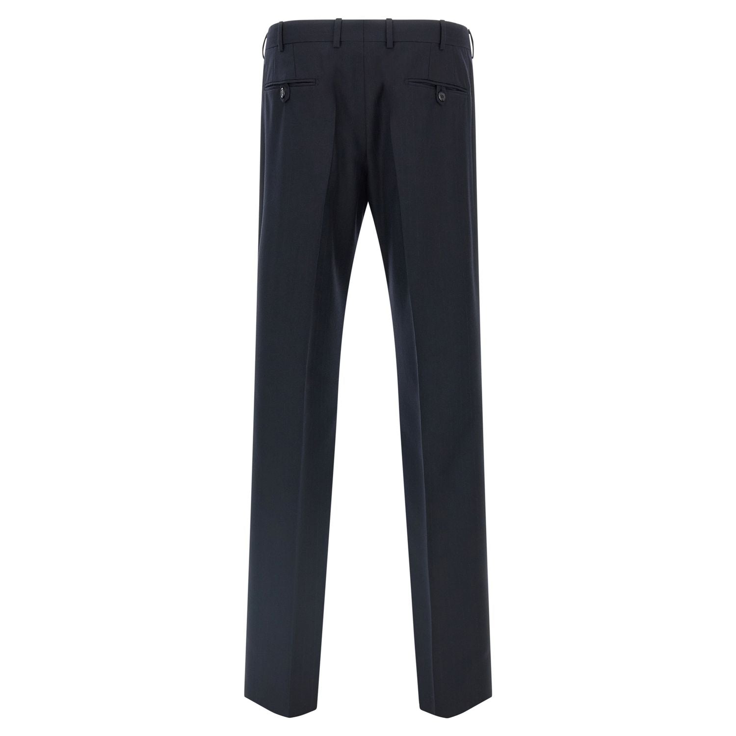 Prada Blue Virgin Wool Two-Piece Suit