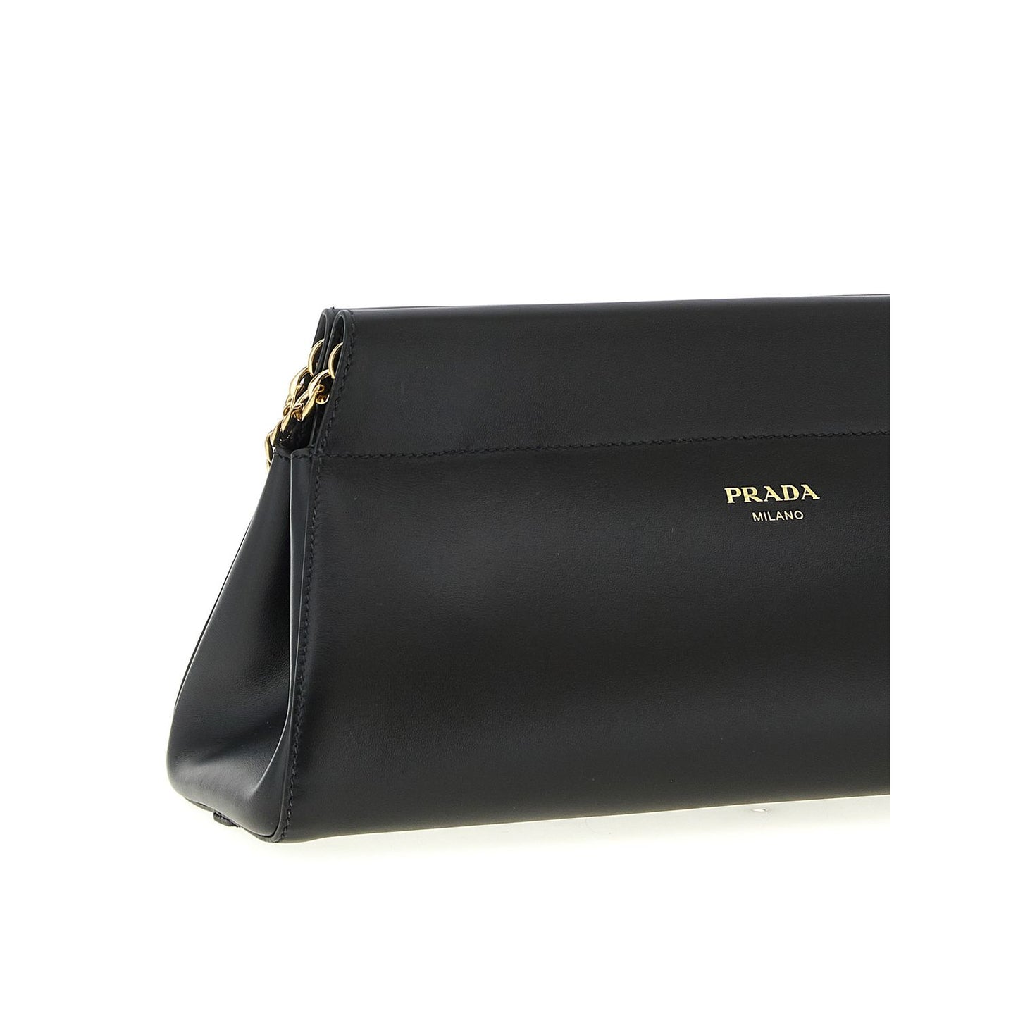 Prada Black Calfskin Shoulder Bag