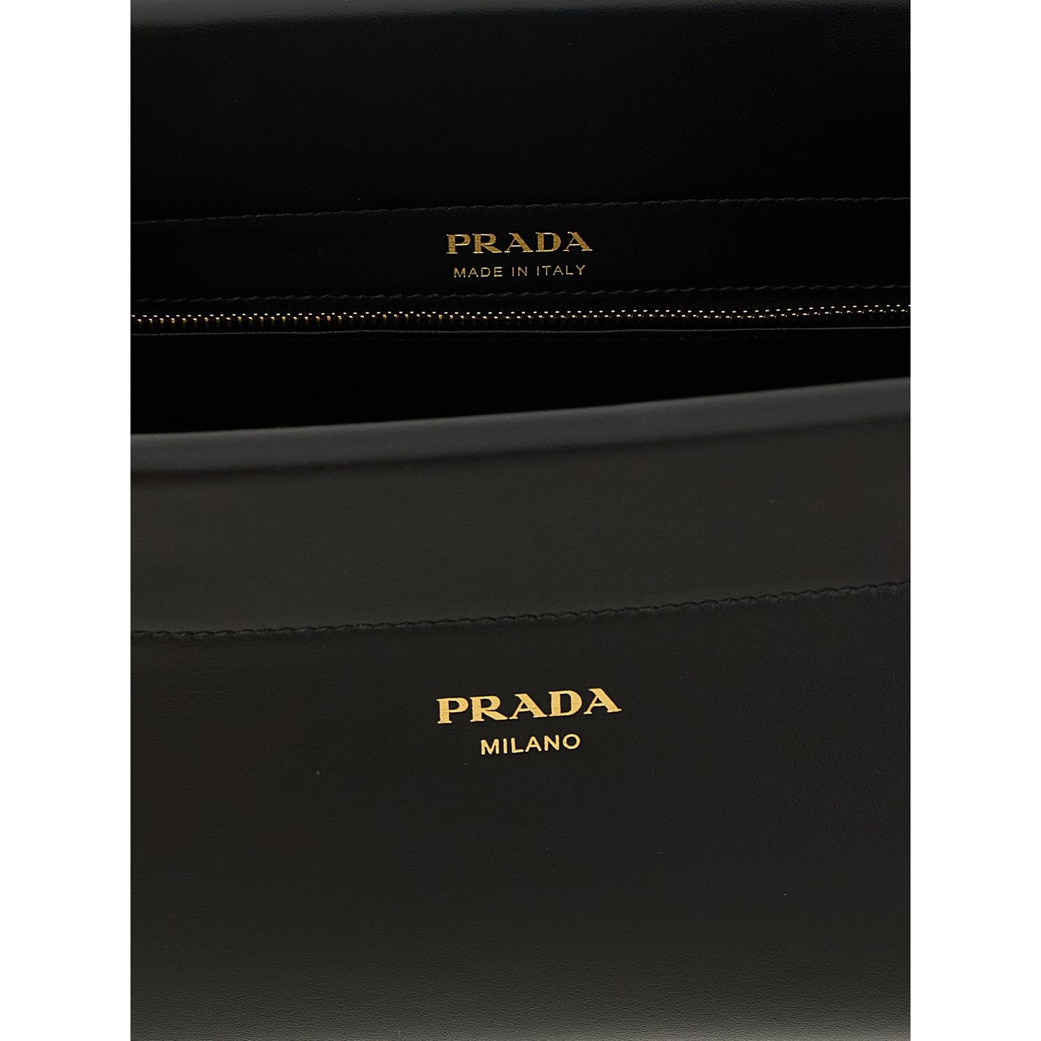 Prada Black Calfskin Shoulder Bag