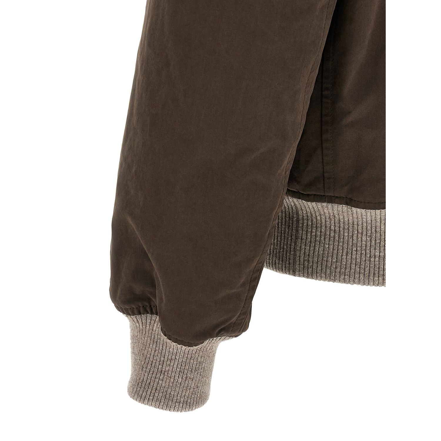 Brunello Cucinelli Brown Cotton Bomber
