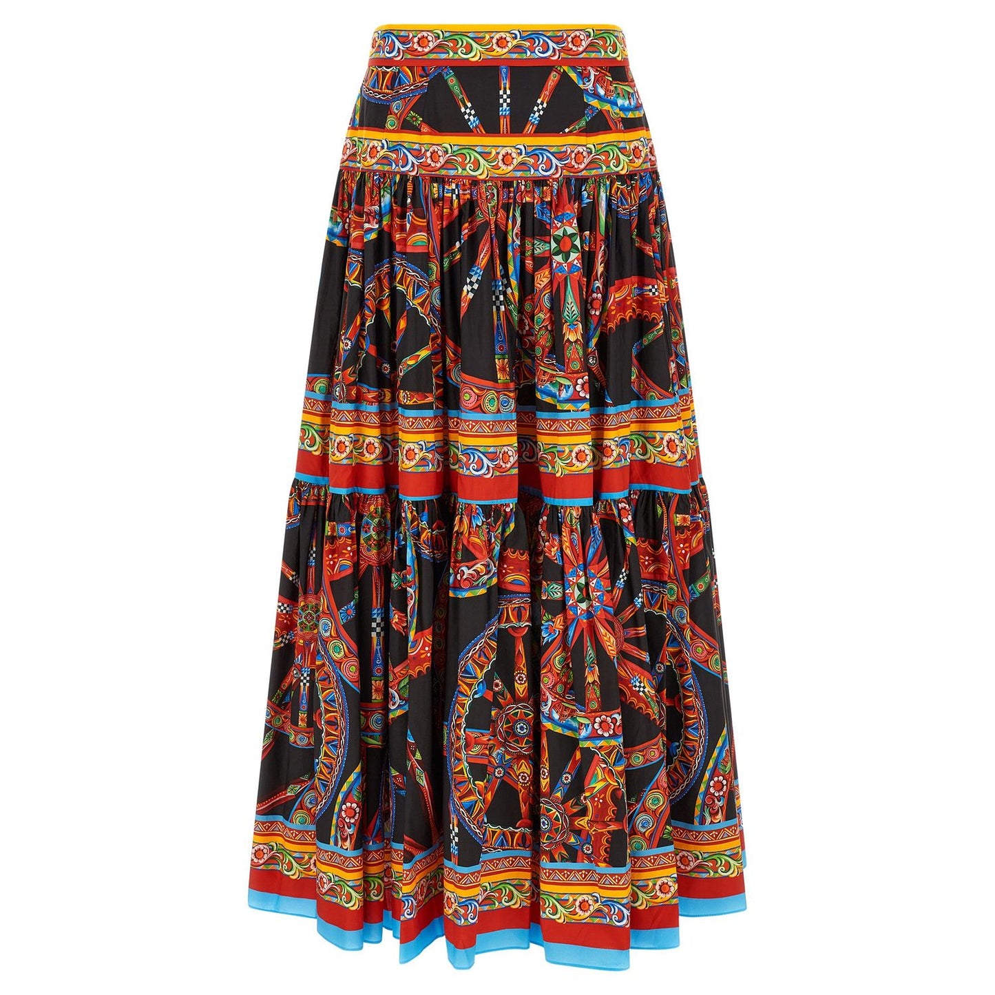 Dolce & Gabbana Multicolor Cotton Mini Skirt