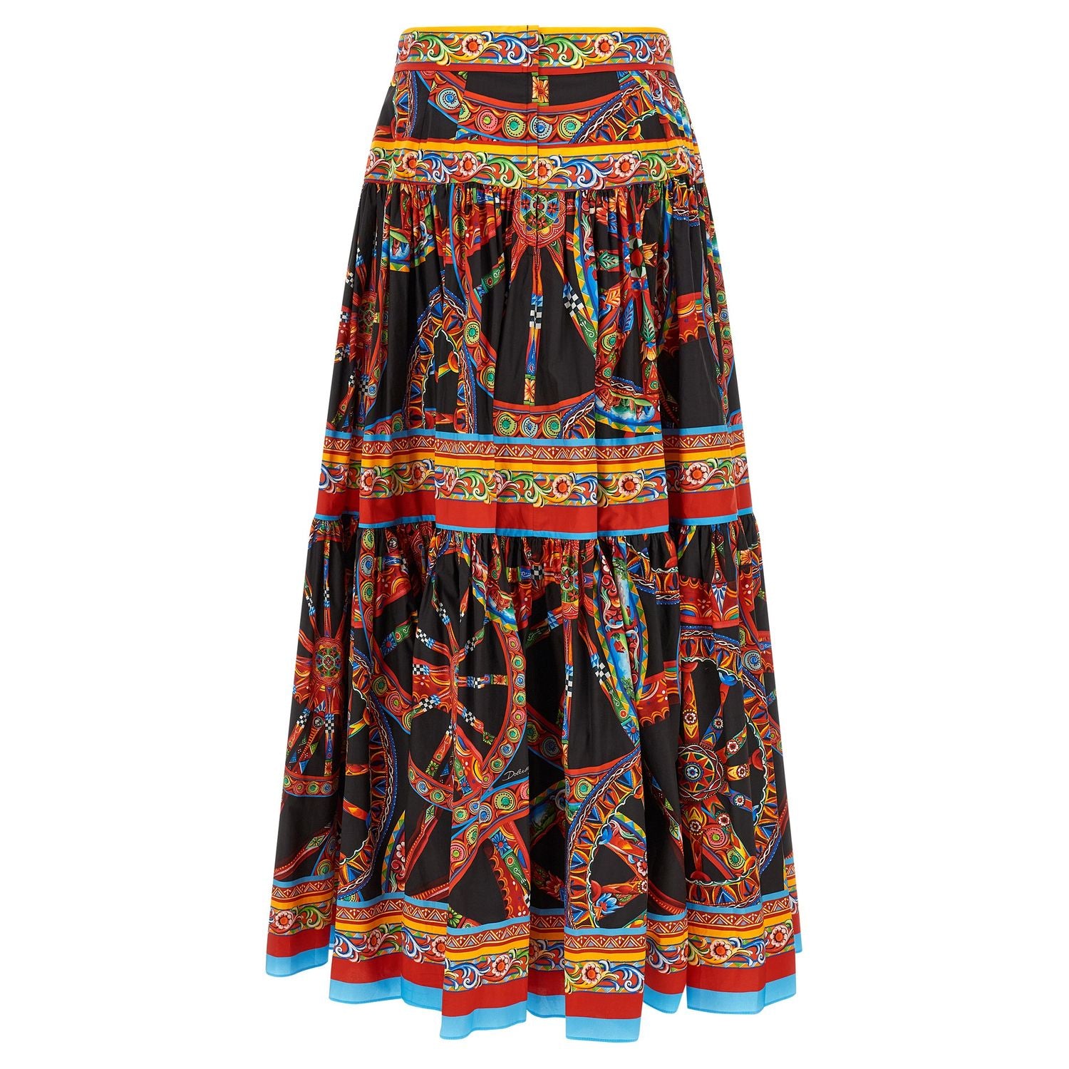 Dolce & Gabbana Multicolor Cotton Mini Skirt
