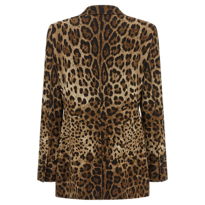 Dolce & Gabbana Brown Wool Blazer