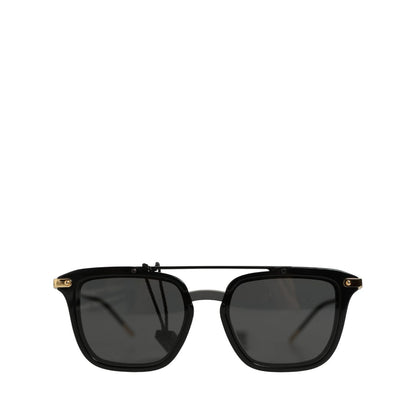 Dolce & Gabbana Black DG4327F Double Bridge Square Frame Sunglasses