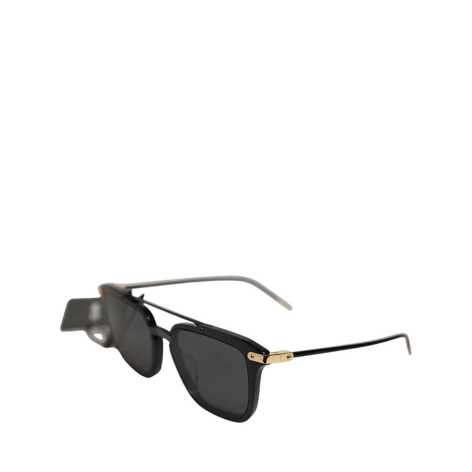 Dolce & Gabbana Black DG4327F Double Bridge Square Frame Sunglasses