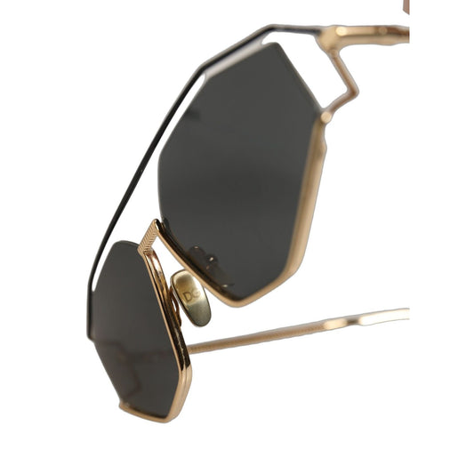Dolce & Gabbana Gold DG2265 Sartoriale Metal Frame Eyewear Sunglasses