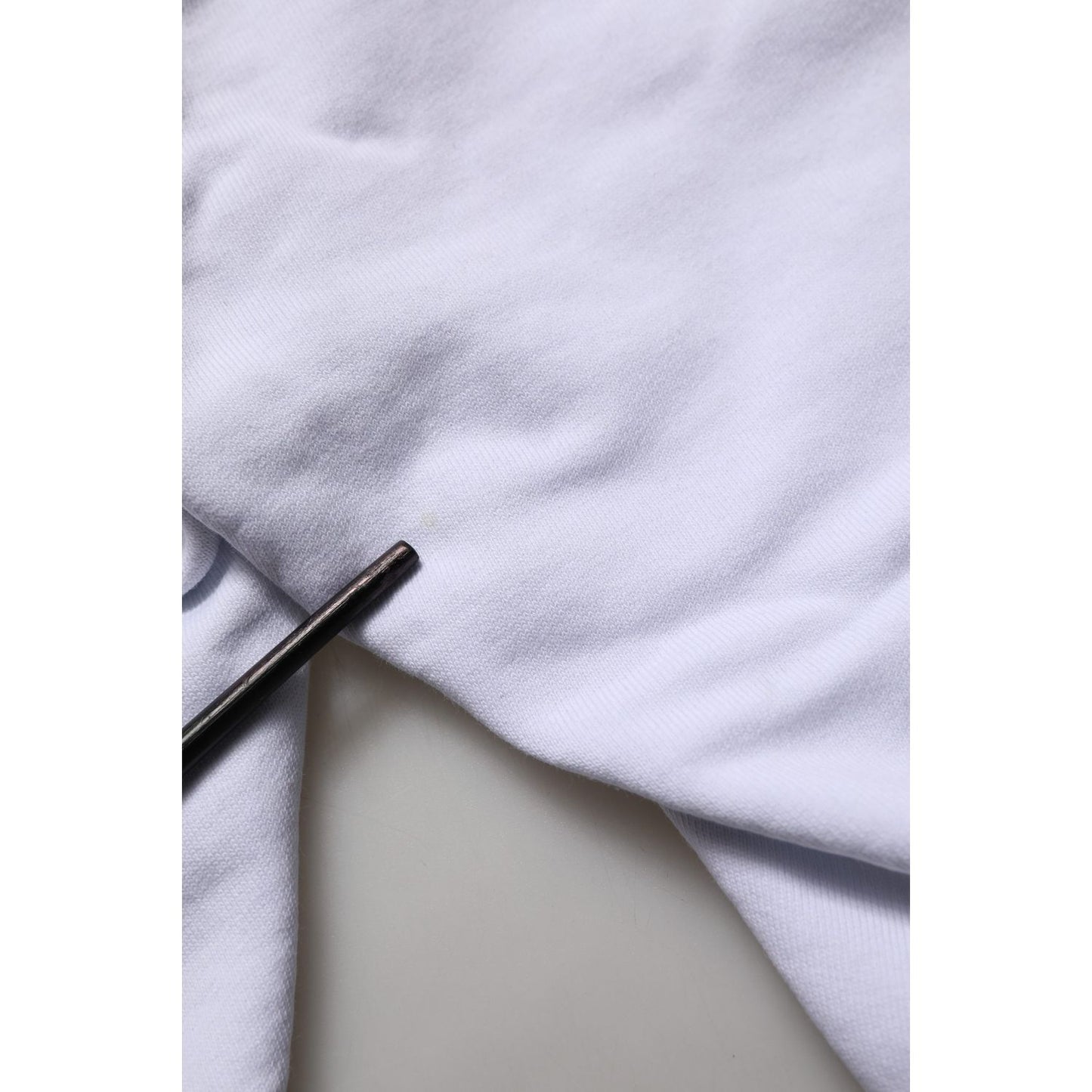 Dolce & Gabbana White Cotton Drawstring Jogger Trouser Pants