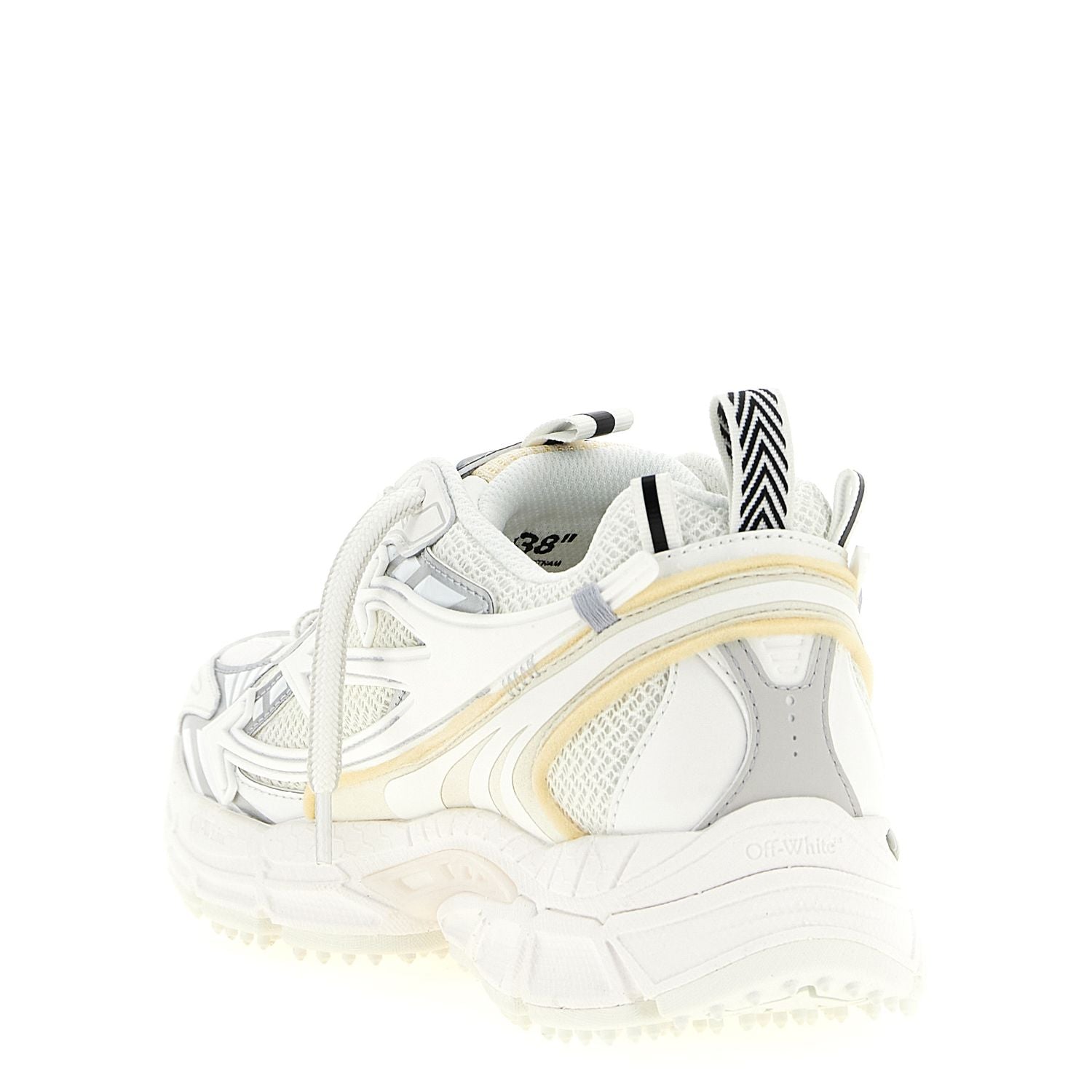 Off-White White Polyethylene Athletic Sneakers