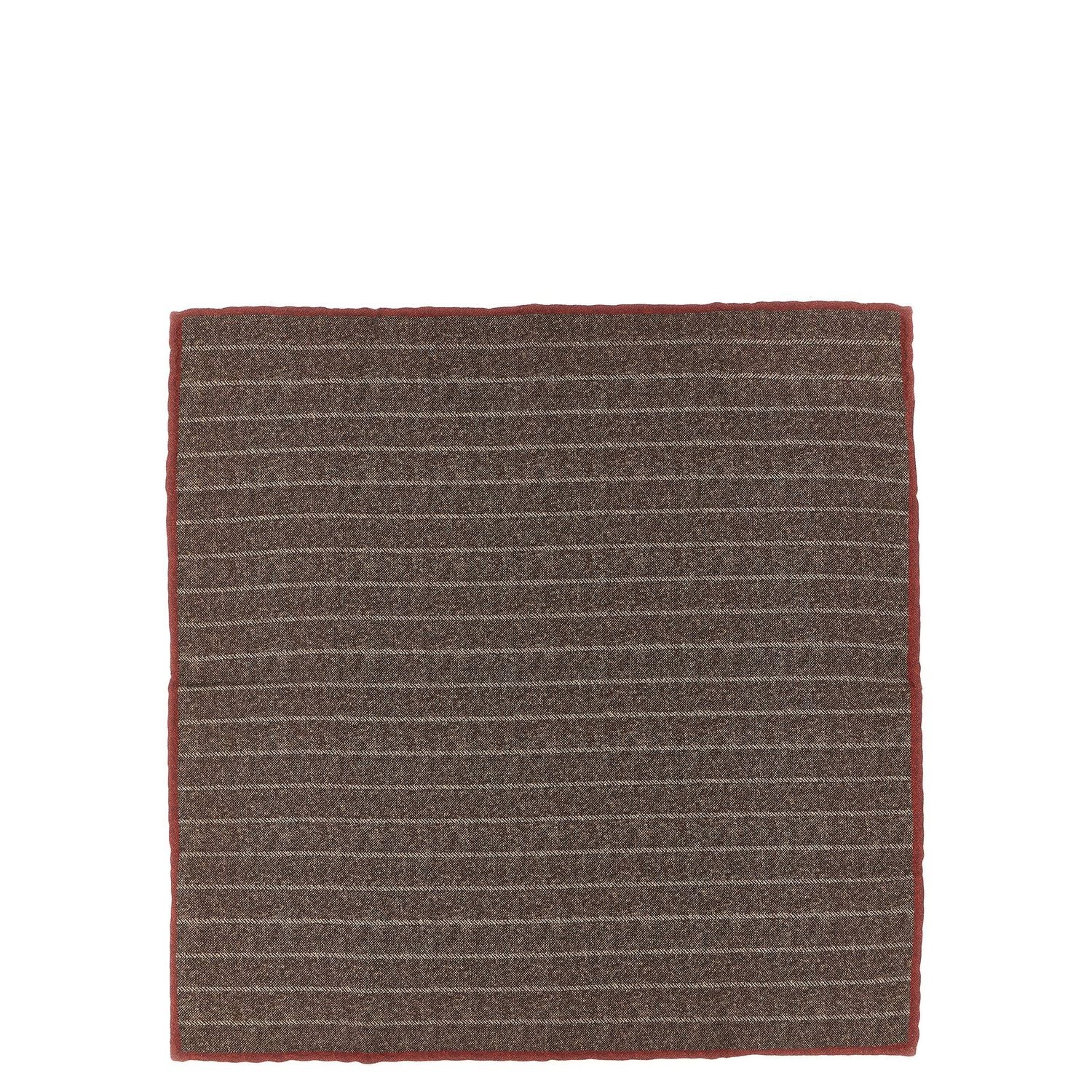 Brunello Cucinelli Brown Silk Scarf
