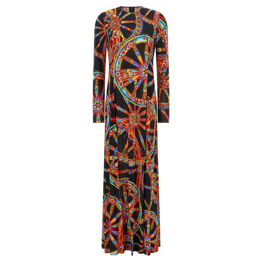 Dolce & Gabbana Multicolor Viscose Long Dress