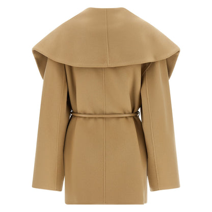 Sportmax Beige Wool Coat