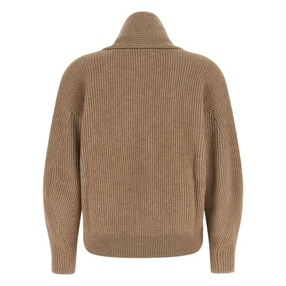 Brunello Cucinelli Beige Cashmere Cardigan