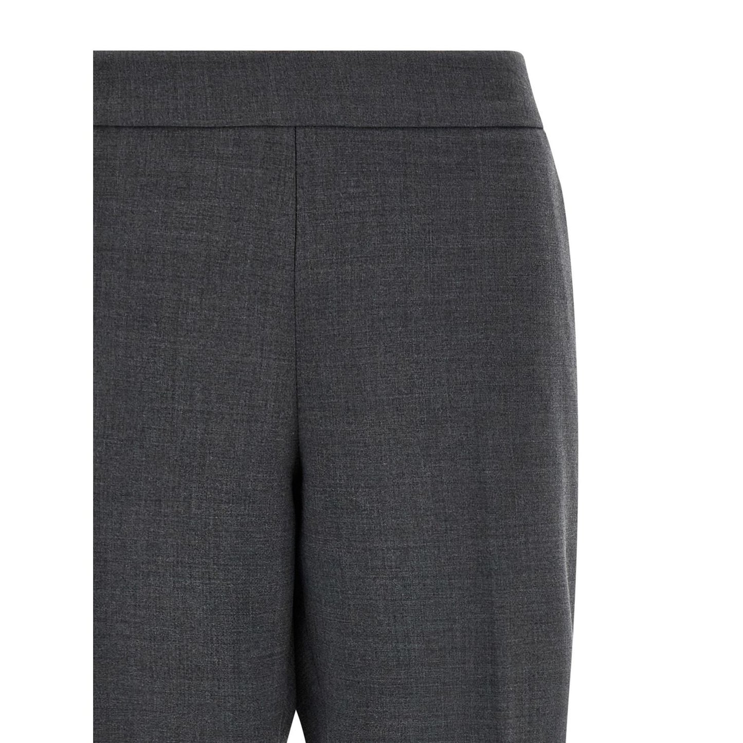 Alberto Biani Gray Polyester Cropped Pants